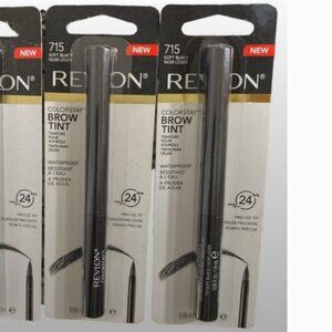 Lot of 2 Revlon Colorstay Brow Tint 715 SOFT BLACK